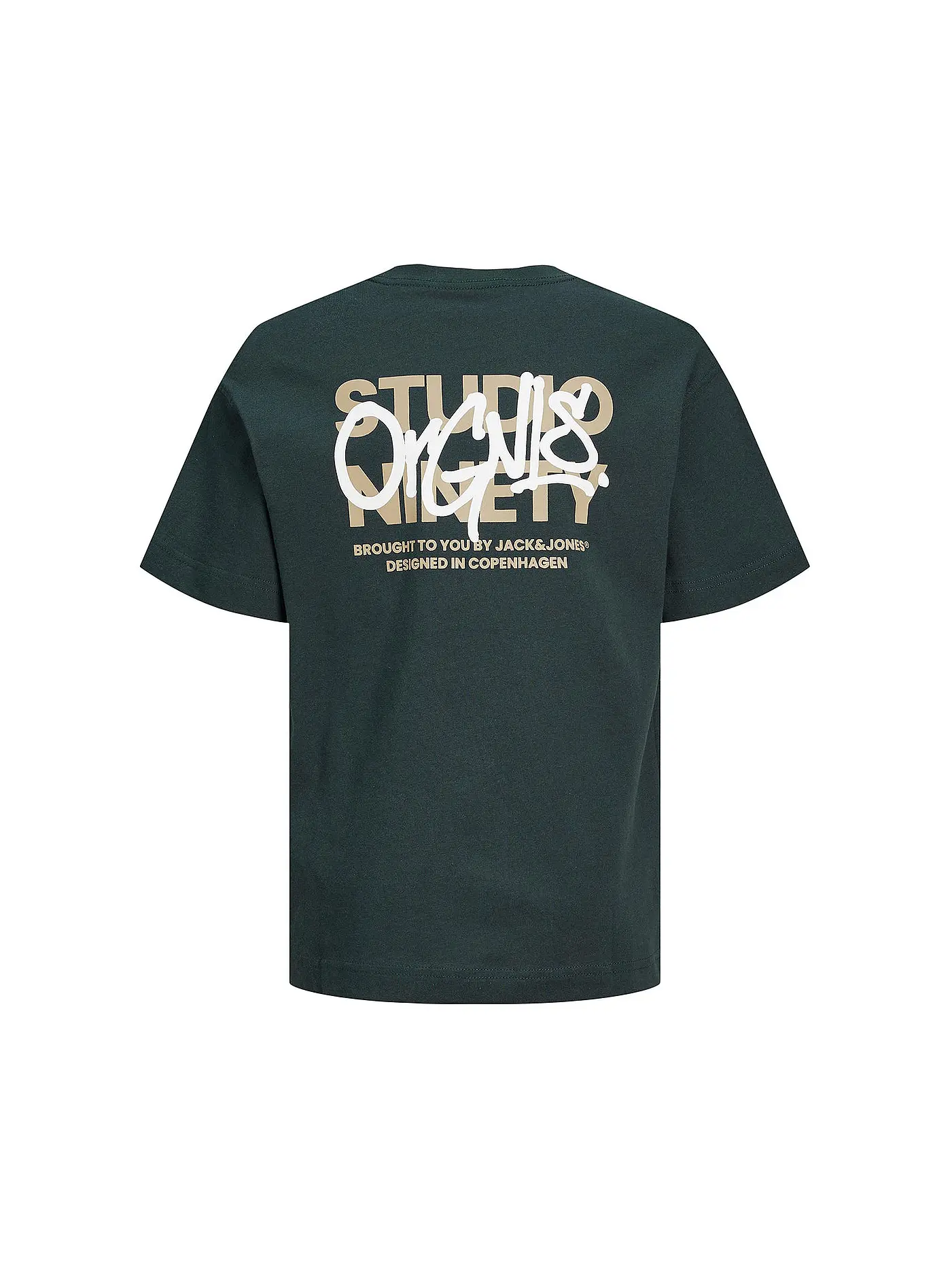 JACK & JONES | Jungen T-Shirt JORSILVERLAKE | dunkelgrün